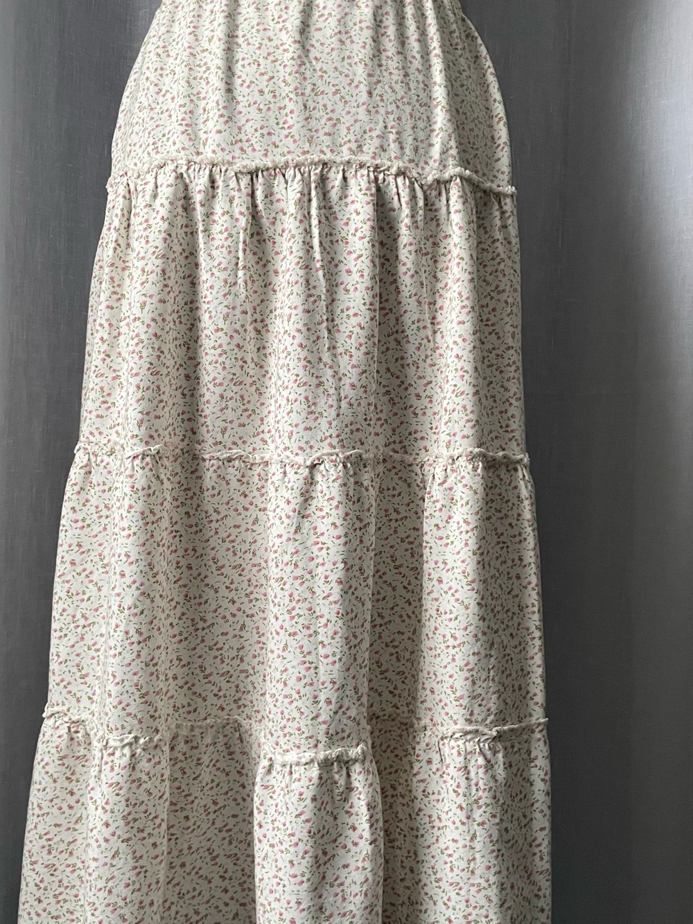 Indigo Rein Maxi Skirts with Pink Floral Print/Blue Floral Print